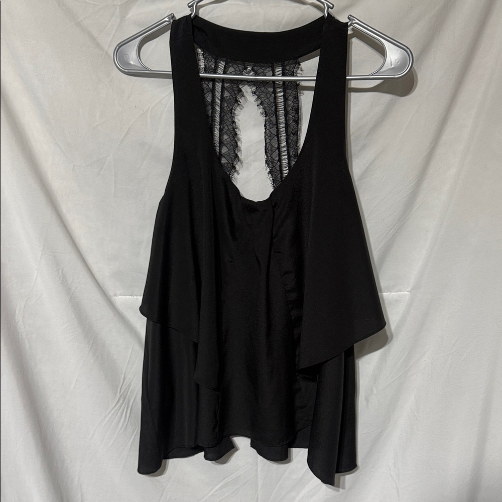 BCBGeneration Black Layered Tank Top